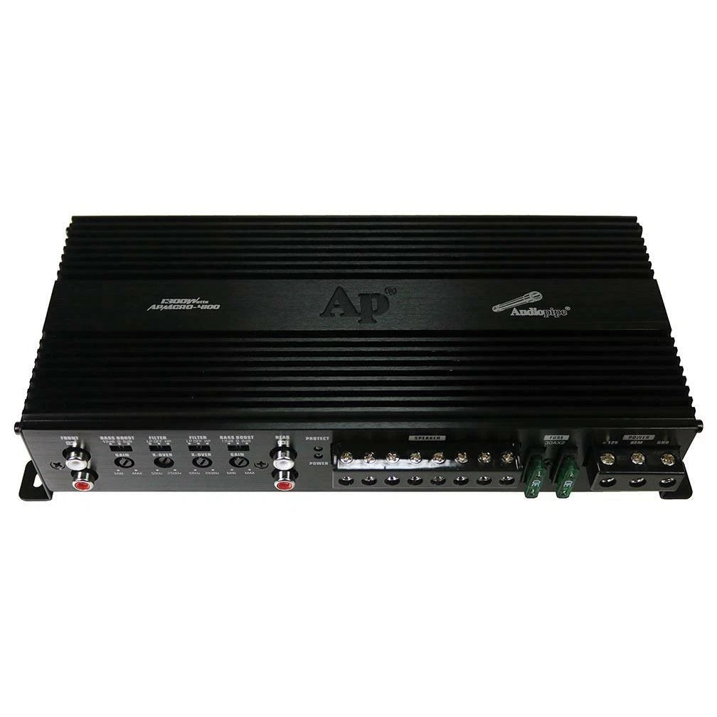 Audiopipe APMCRO4100 Micro 4 Channel Amplifier 1300W for Audiopipe