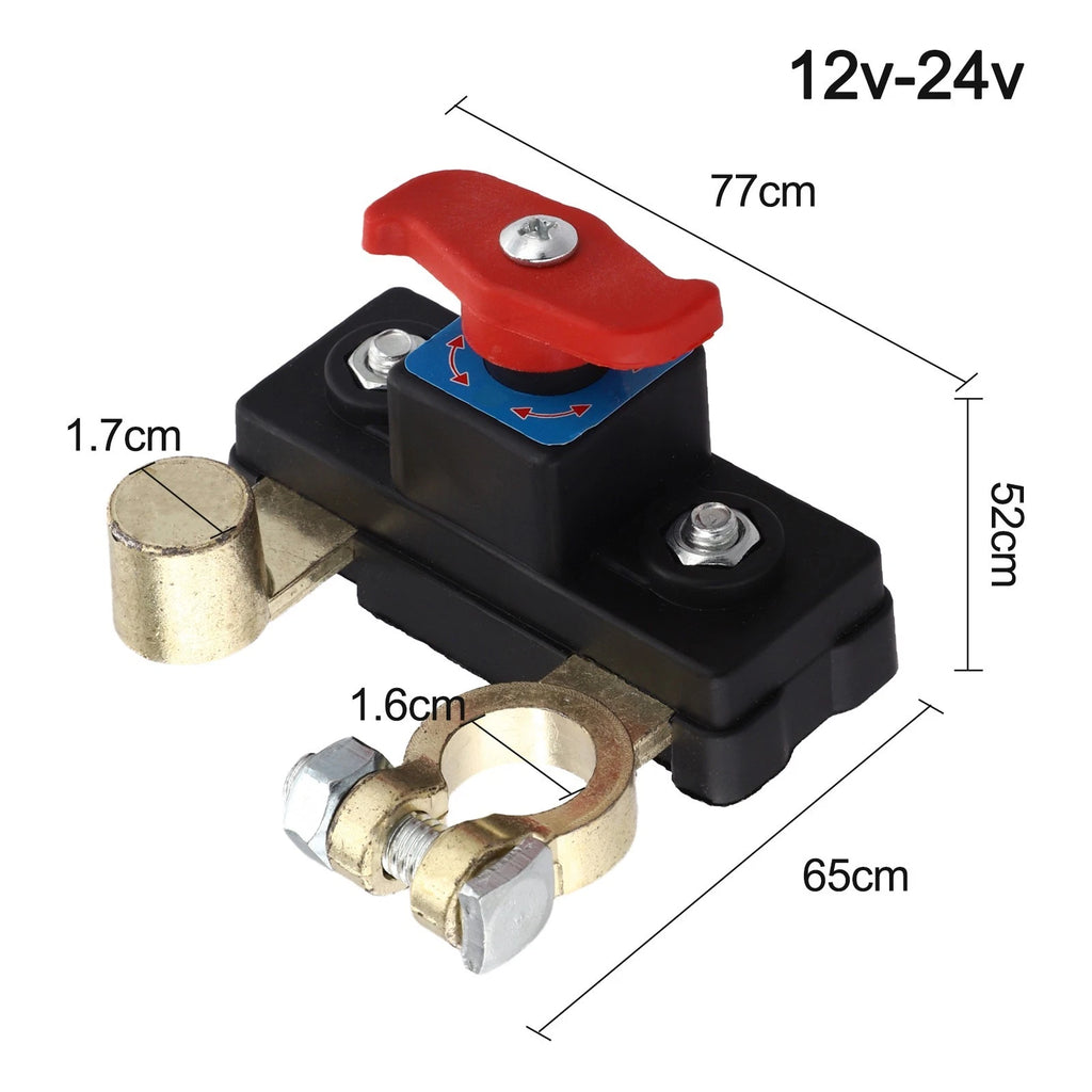 Car Battery Isolator Switch 12V for Easy Installation (Universal)