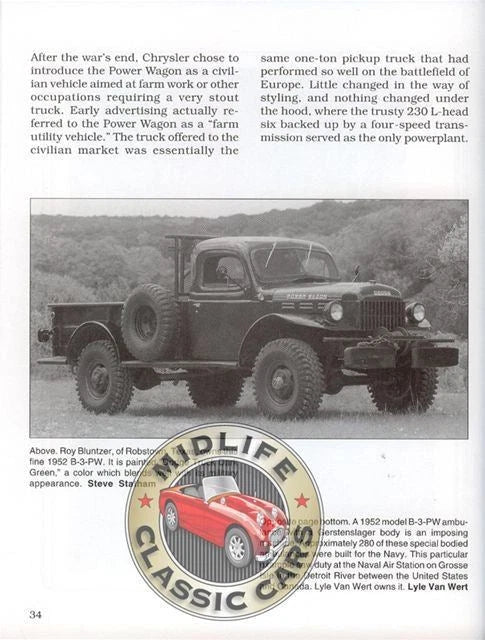 Dodge Power Wagon Photo History (1946–1968)