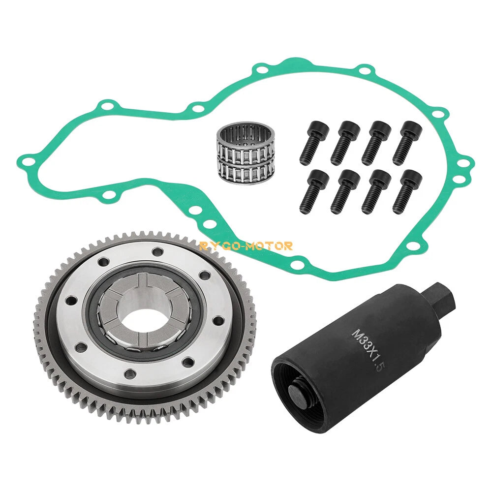 Starter Clutch Idler Gear Kit & Flywheel Puller for Polaris Predator/Outlaw (2003–2006)