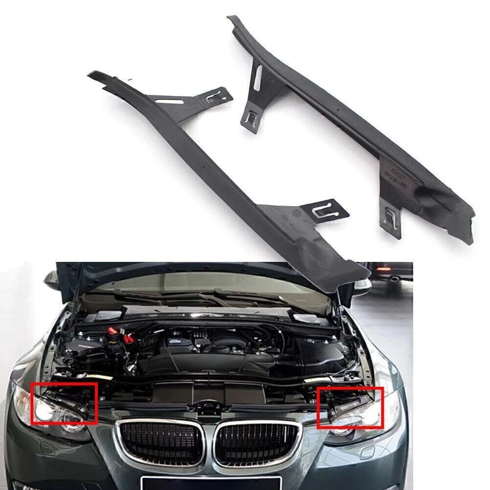 2X Upper Front Headlight Gaskets for BMW 3 Series E92 E93 (2007–2013)
