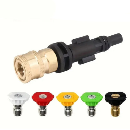 Foam Pot Kit for Pressure Washer 14 Inch with Quick Connect & 5 Nozzles