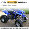 Rear Axle Shaft with Sprocket Hub Collar for Yamaha Blaster YFS200 (1988–2002)