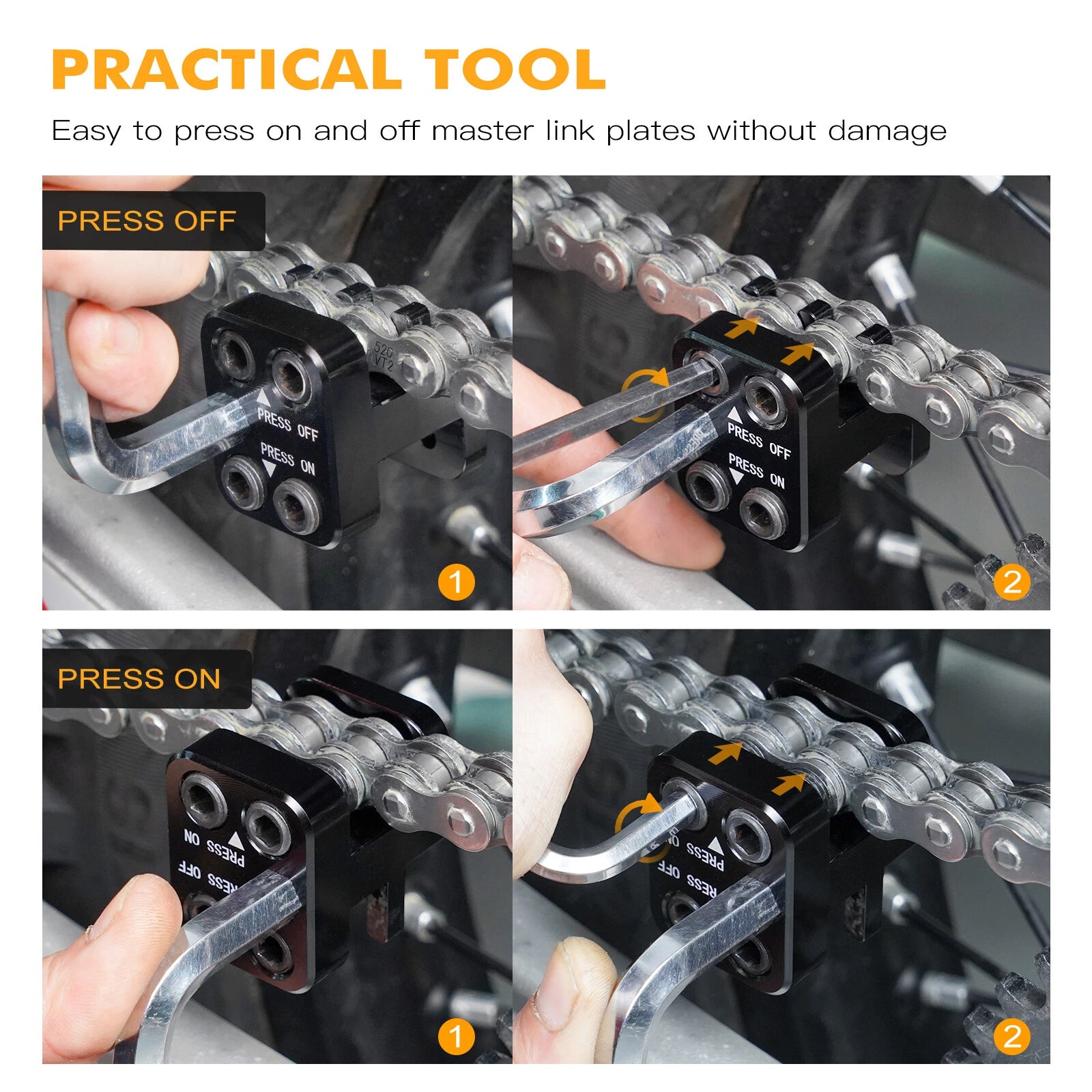 Master Link Chain Press Tool for Universal 520 525 530 (Universal)