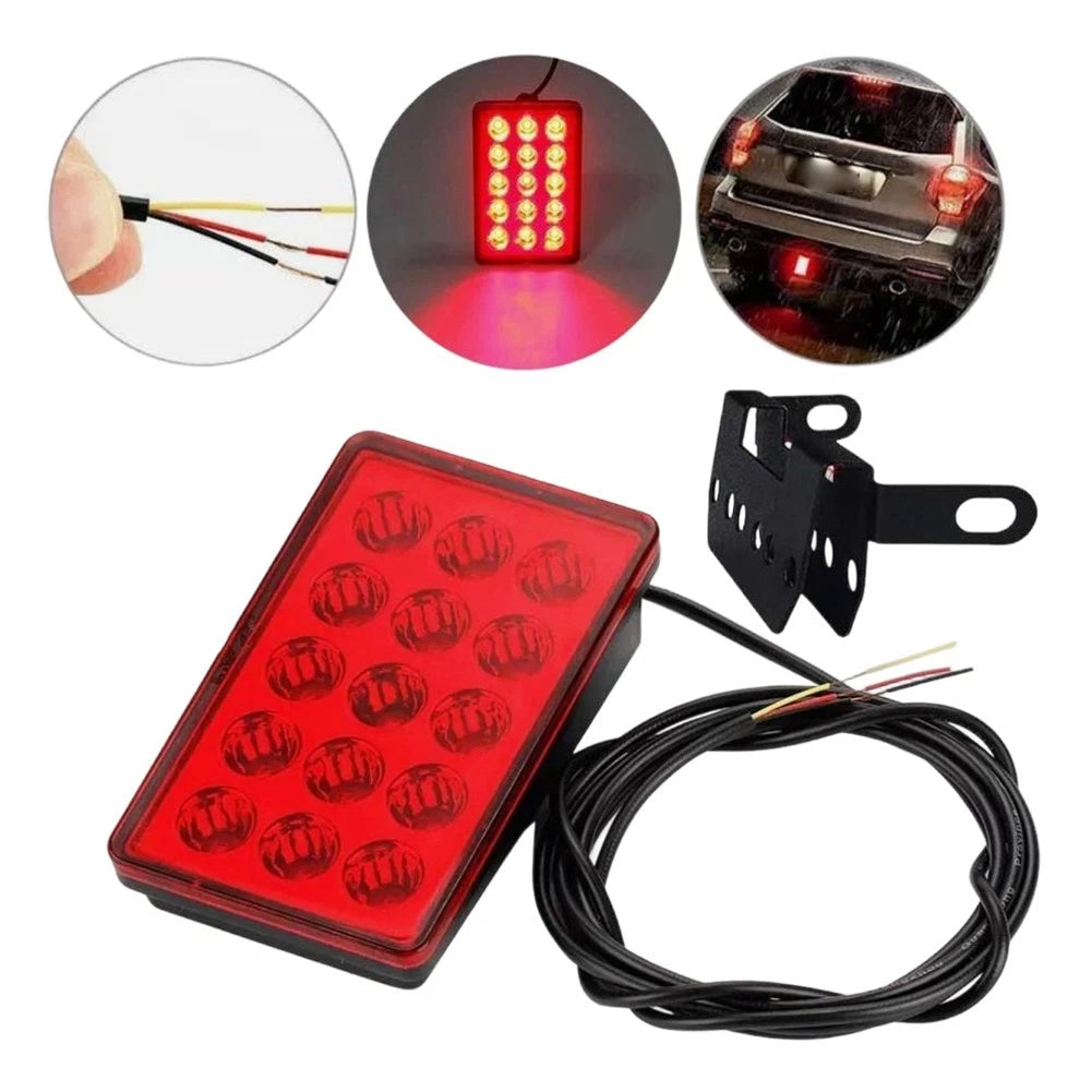 12V LED Rear Tail Light for Universal Fit (95x60mm)