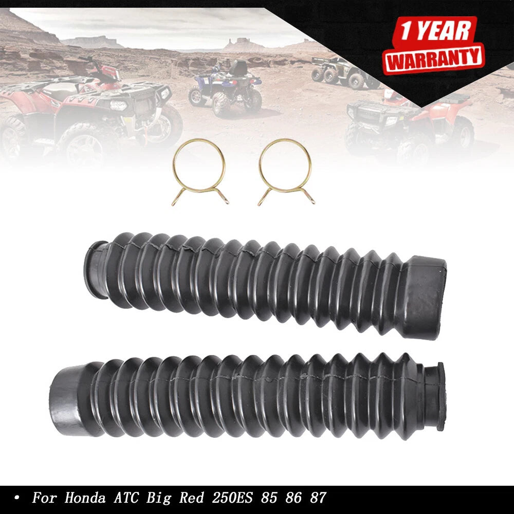 2PCS Front Fork Shock Boots for Honda ATC Big Red 250ES (1985–1987) BRBK01