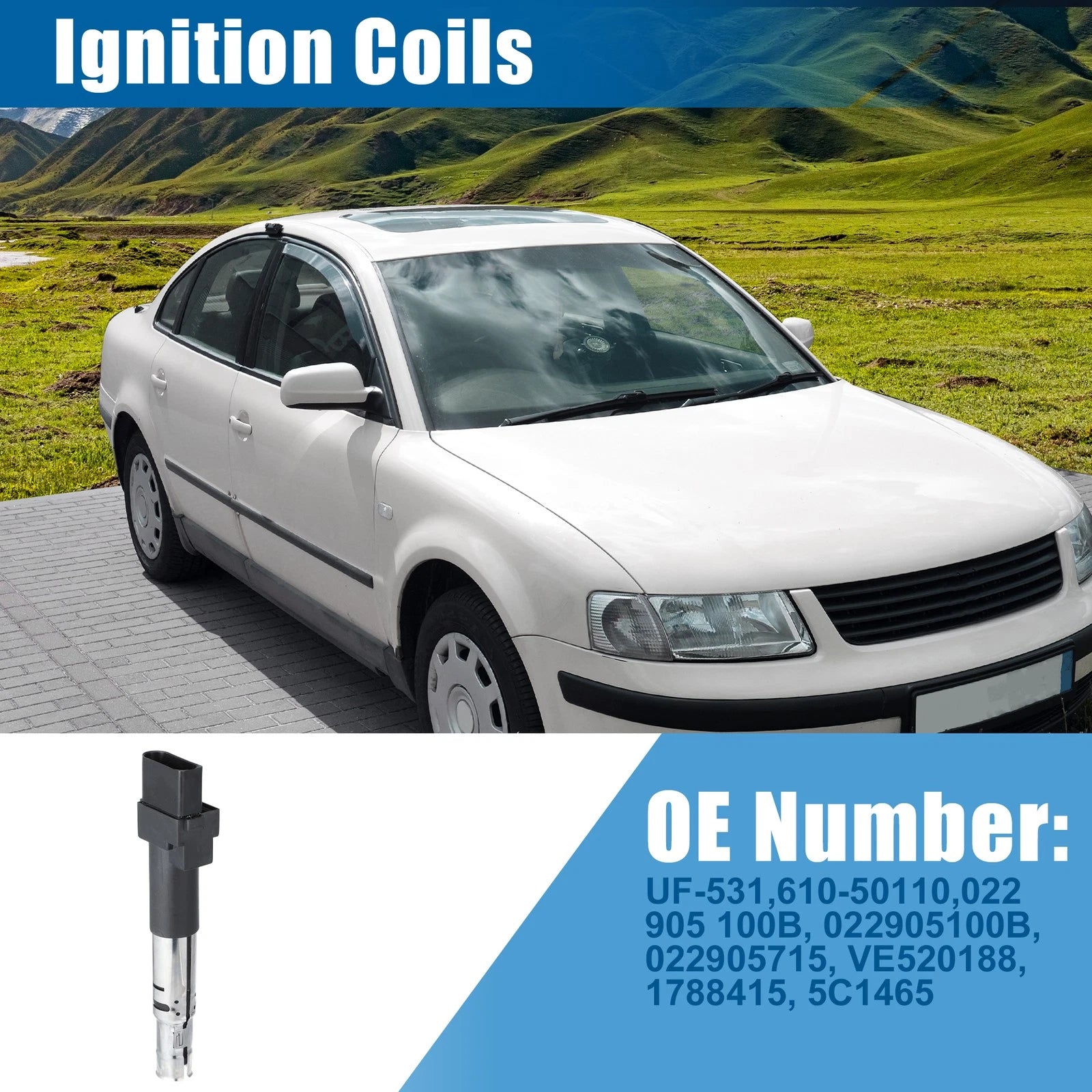 Ignition Coil Replacement for Volkswagen Passat Audi TT (1997–2017)