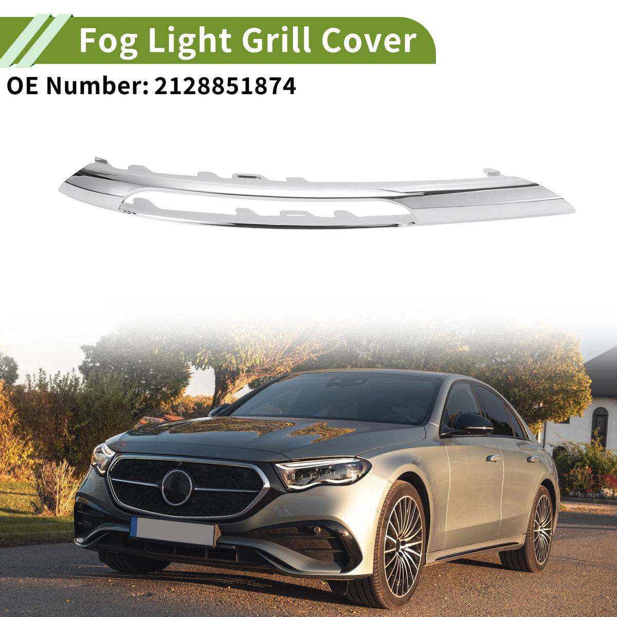 Fog Light Grill for Mercedes-Benz E-Class (2009–2016) No. 2128851874