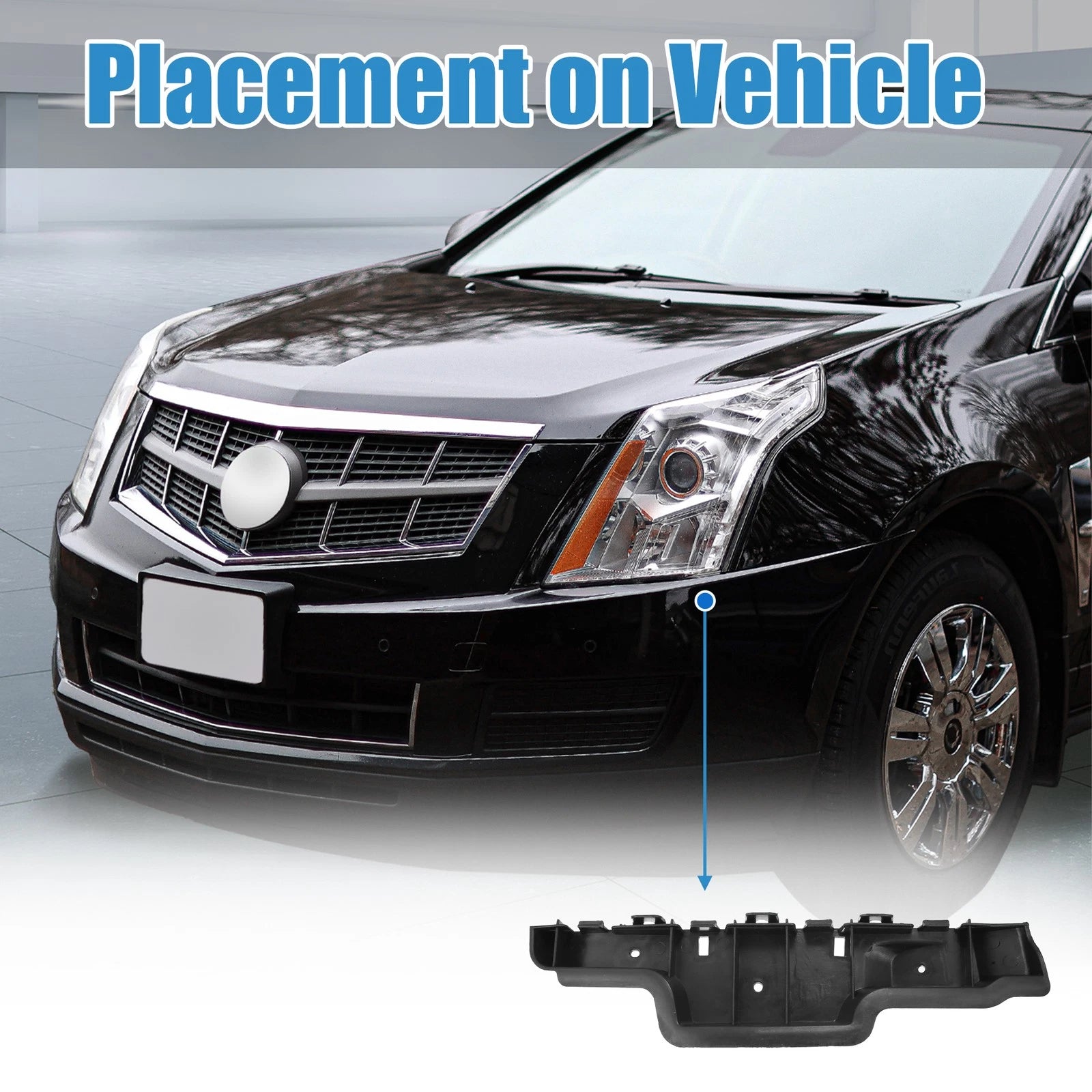 Right Side Front Bumper Mounting Support Bracket No. 22806471 for Cadillac SRX (2004–2016)
