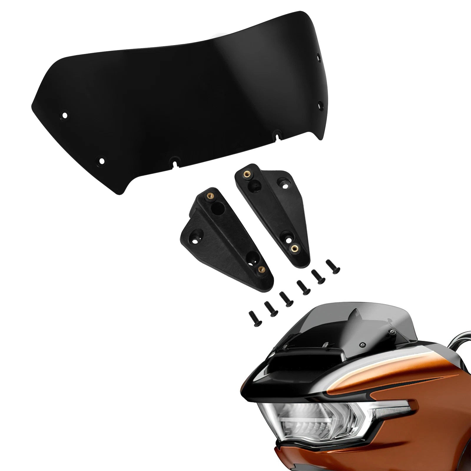Windshield & Bracket Mounts for Harley CVO Road Glide (2023–2025)