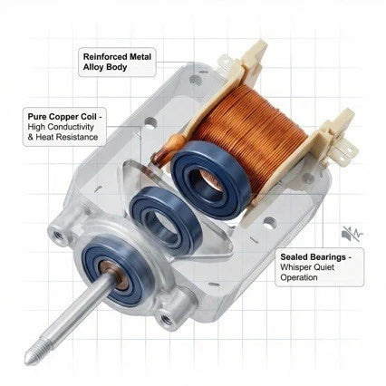 Fan Motor for LG Range Cooker Oven (110V)
