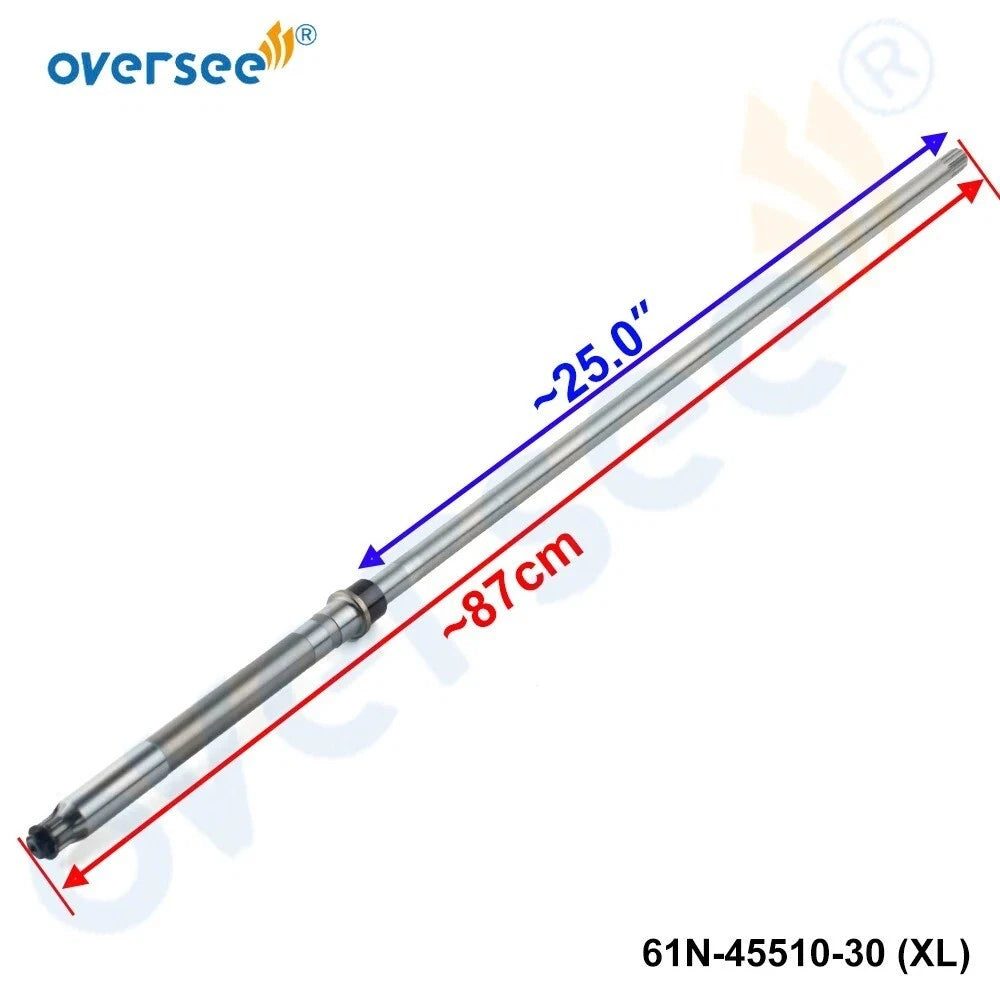 Drive Shaft for Yamaha Outboard 20/25/30HP (2/4T) (61N-45510-30, 61N455103000)