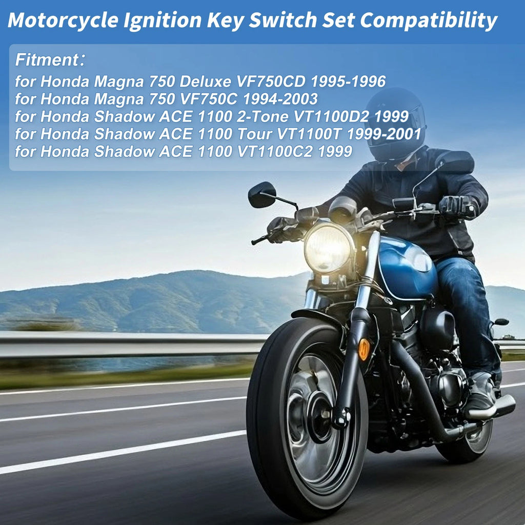 Ignition Key Switch Replacement for Honda Magna 750 Deluxe VF750CD (1995–1996)