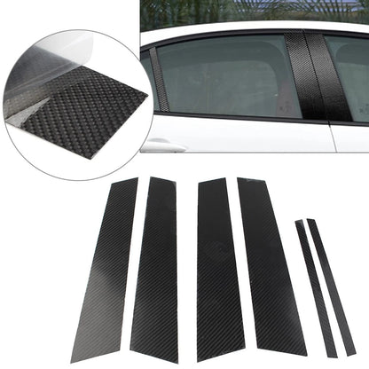 6x B Pillar Post Cover Trim for Alfa Romeo Giulia (2017–2021)