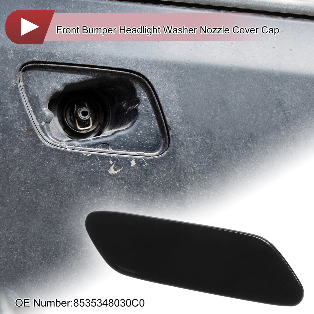 Washer Nozzle Cover Cap Front Right for Lexus RX350 (2016–2019) Black
