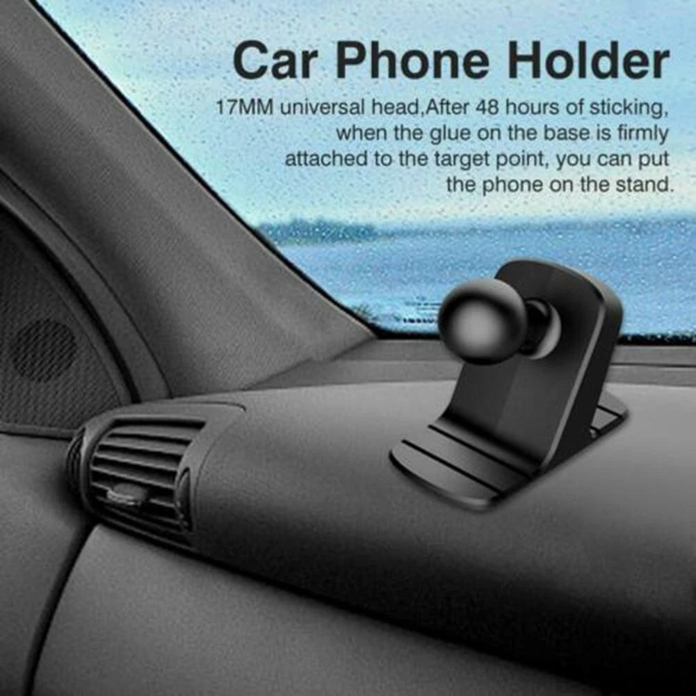 Car Phone Holder with 17mm Ball Head for Universal Compatibility