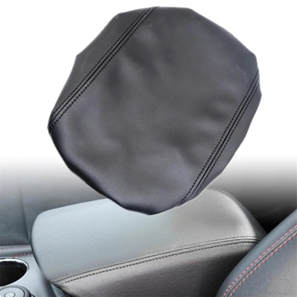 For 2011-2018 Ford Explorer Microfiber Leather Console Lid Armrest Cover Black