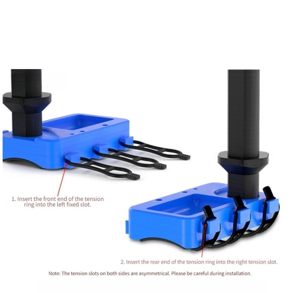 Bicycle Handlebar Stand Tool Storage Rack 152x130x70mm Blue