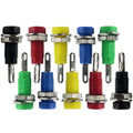 Set of 10 Electrical Connectors 2MM Banana Socket Binding Post