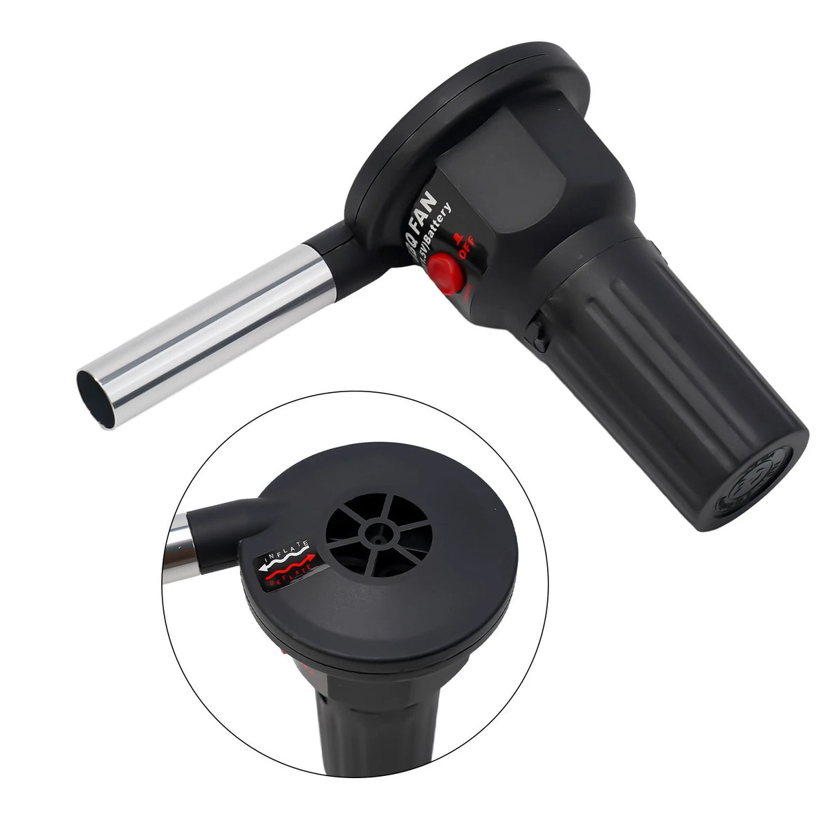 Portable BBQ Fan Air Blower for Picnic Camping Barbecue Tools