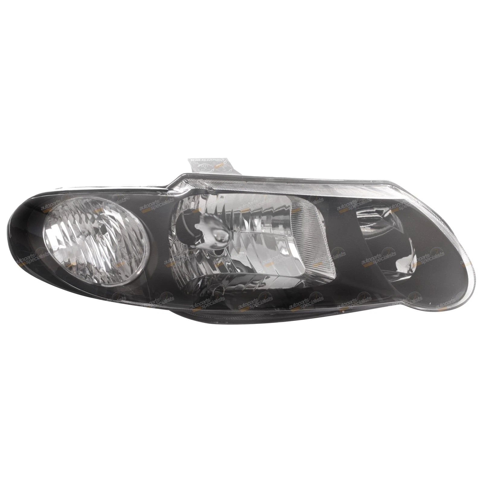 Black Headlights Pair Set LH+RH for Holden Commodore VX VU (2000–2002)