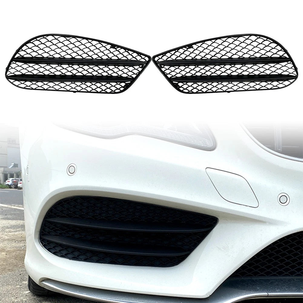 2pcs Front Bumper Fog Lamp Grille For Mercedes Benz E Class Coupe C207 2013