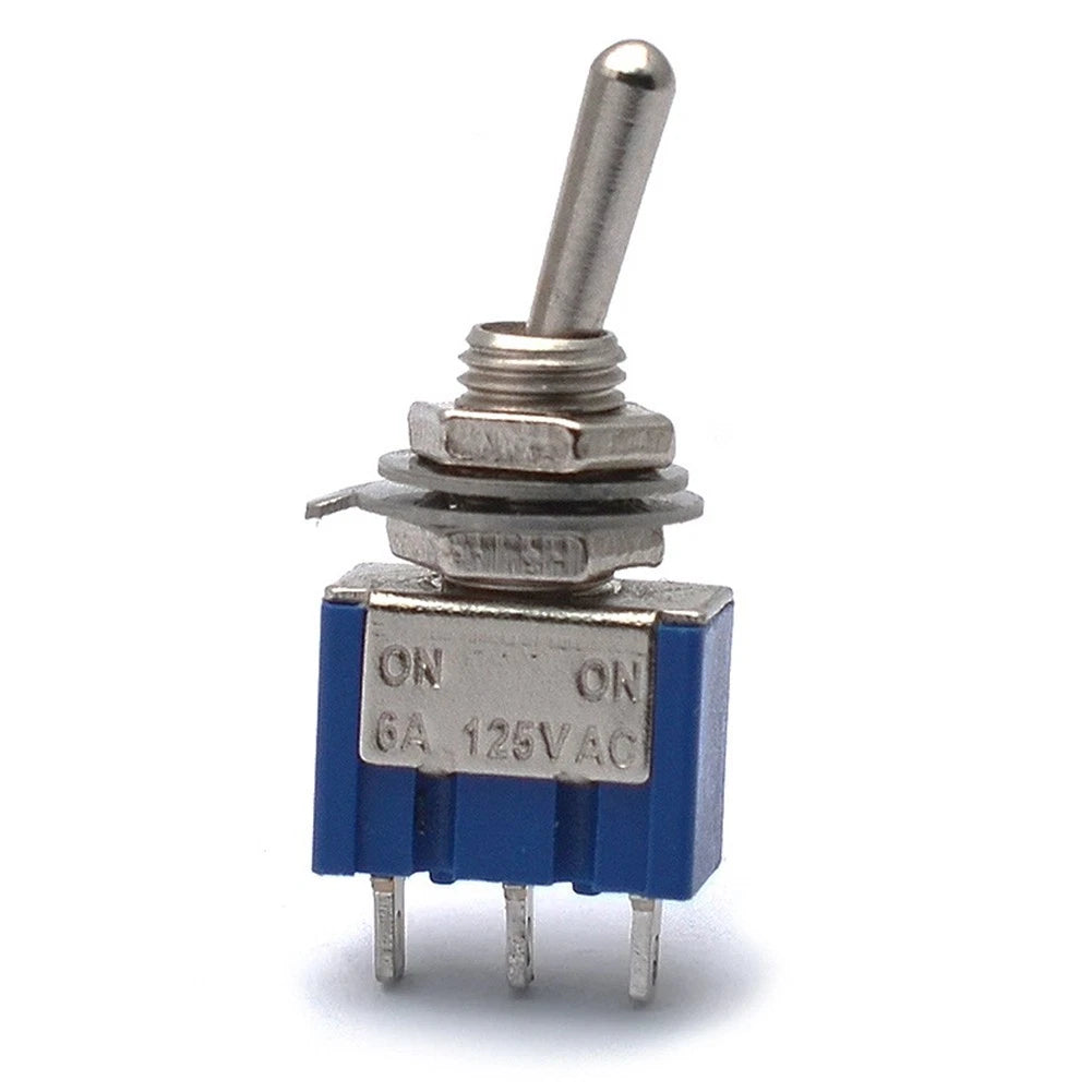 2X ON-ON 3 Pin Electric Guitar Toggle Switch for Mini Guitar Replacement