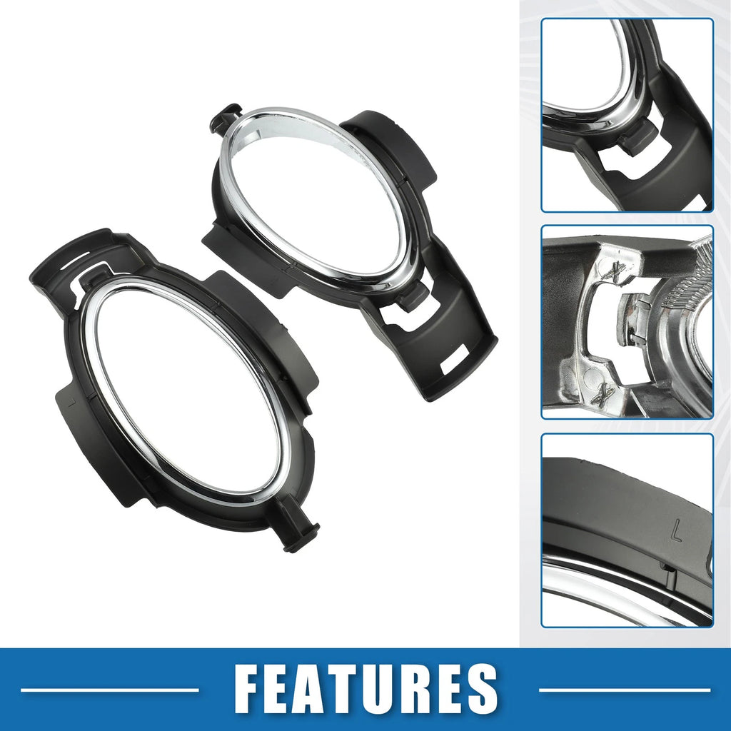 Front Fog Light Grille Cover Trim Pair Replacement for Lexus ES350 (2019–2023)