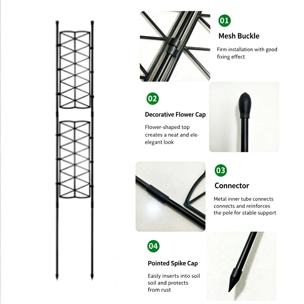 Garden Climbing Support Trellis for Garden Use (Foldable, Lightweight)