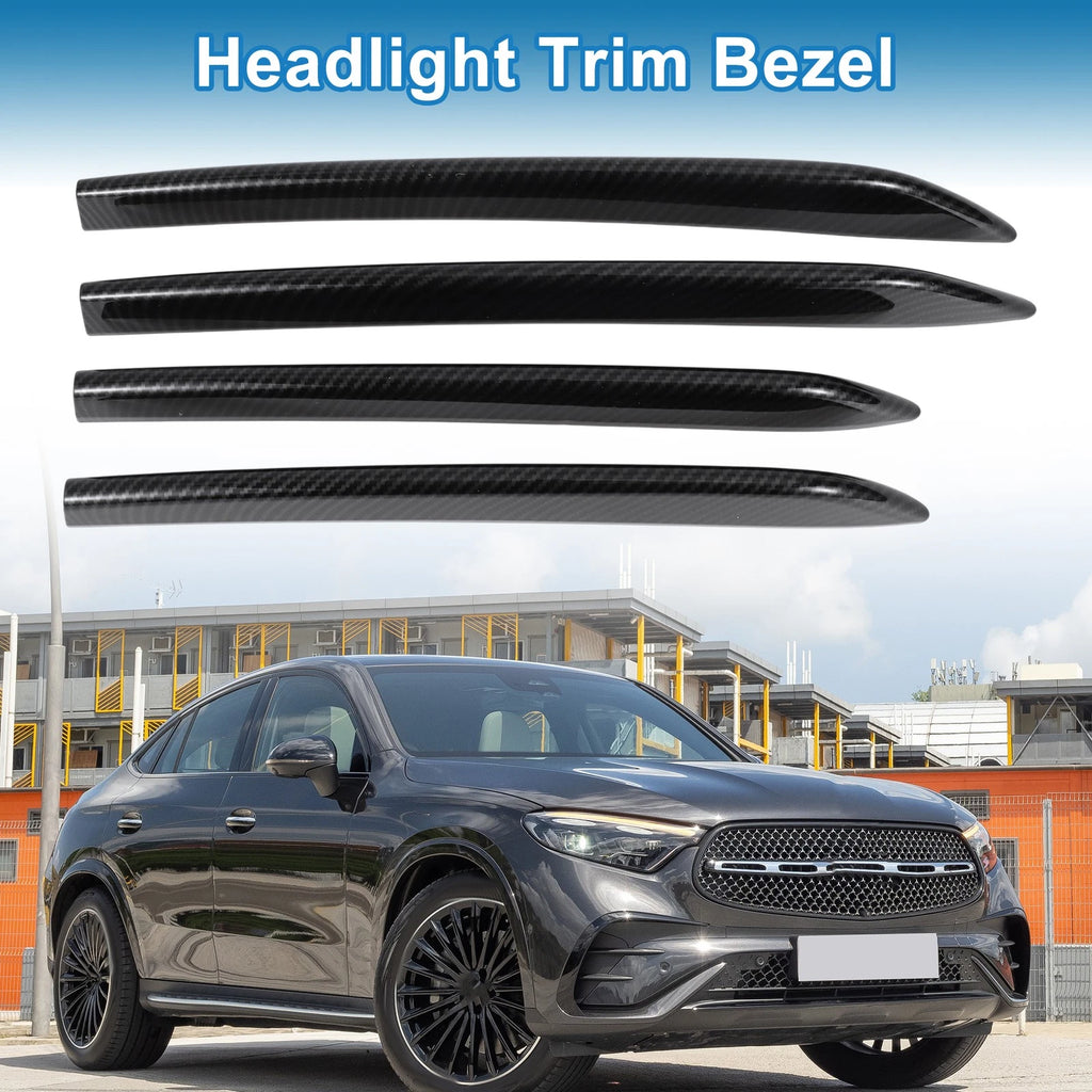 Front Headlight Trim Bezel Set for Mercedes-Benz GLC Class (X253) (4PCS)