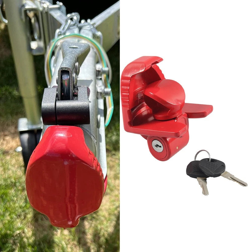 Trailer Hook Lock With Key Fits For 178 2516 And 2 Inch Ball Hook Connectors