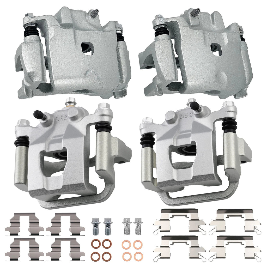 Front Rear Disc Brake Calipers for Nissan Altima (2013–2021) with Bracket