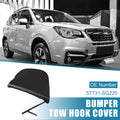 Bumper Tow Hook Cap Front Right Replacement for Subaru Forester (2016–2018)