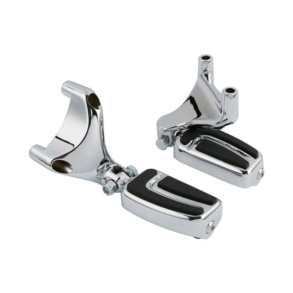 Chrome Footpeg Mounts for Harley Sportster XL 883 1200 (2004–2013)