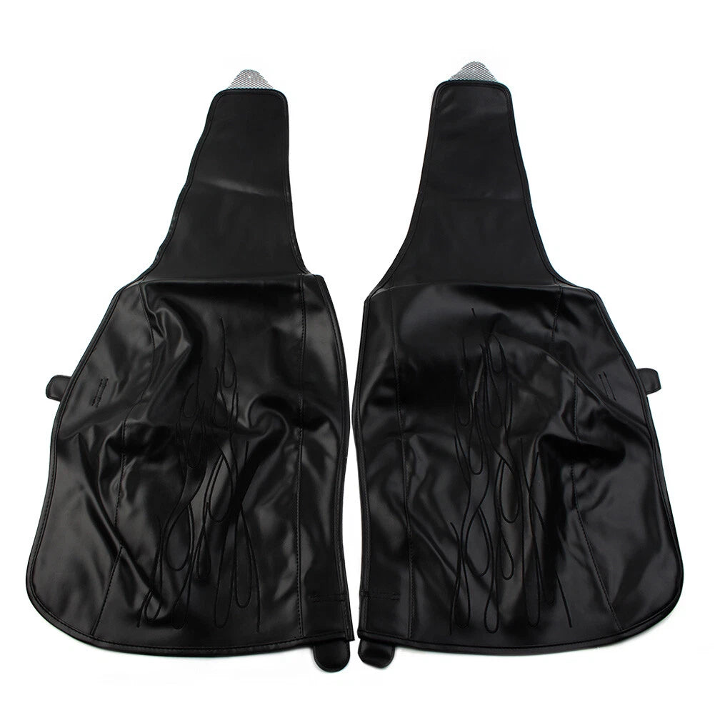 Fender Bra for Harley Tri Glide Ultra Classic (2014–2023) - Black PU Leather