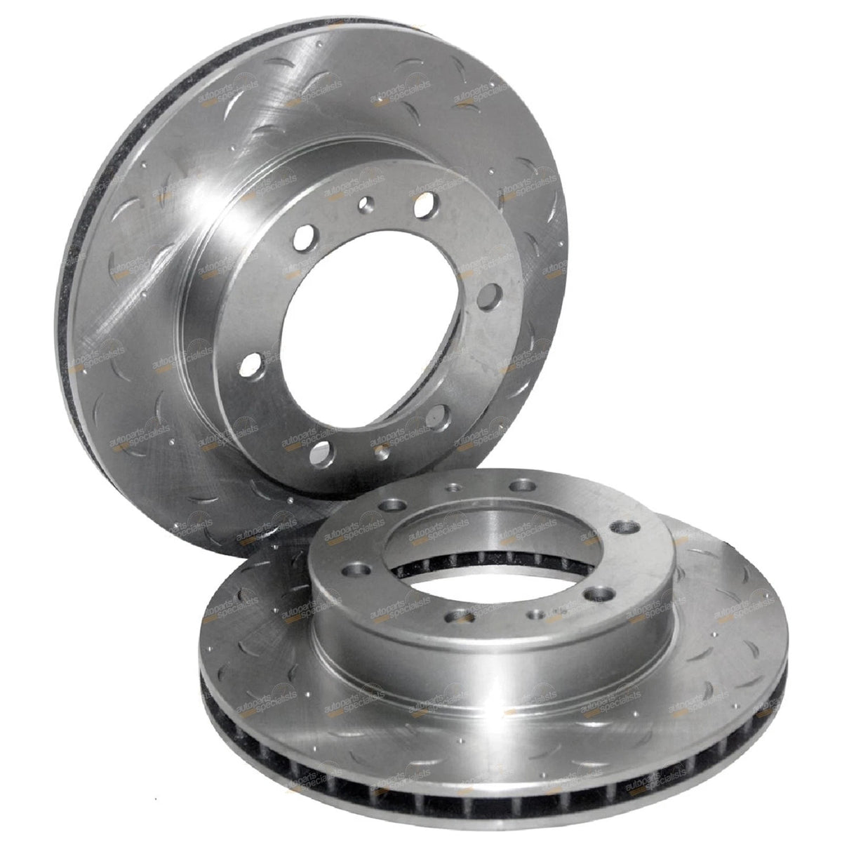 Front Drilled Slotted Disc Brake Rotor for Hilux 4x4 KUN25 KUN26 GGN25 (2005–2013)