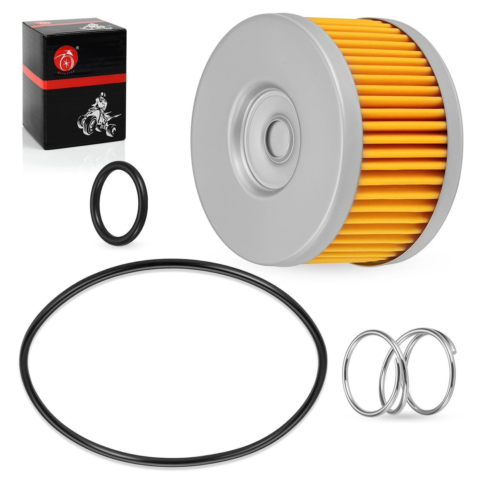 Oil Filter & O-ring w/ Spring for Suzuki SP500 (1981–1983) 09280-15007