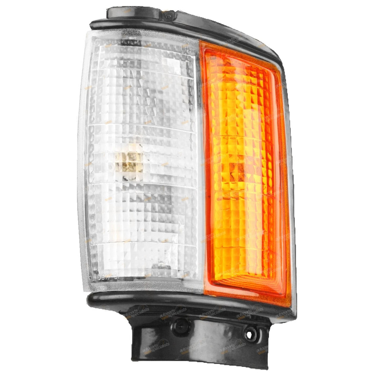 2X Corner Indicator Park Lights Pair w/Black Trim for Toyota Hilux (1983–1988)