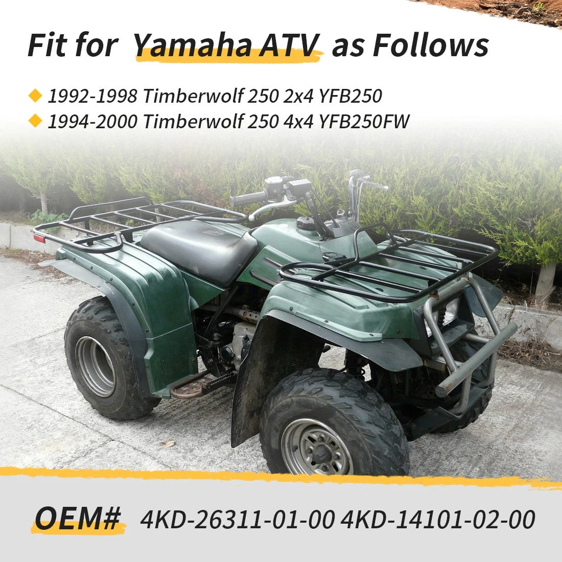Throttle Cable & Intake Manifold Boot for Yamaha Timberwolf 250 (1992–1998)