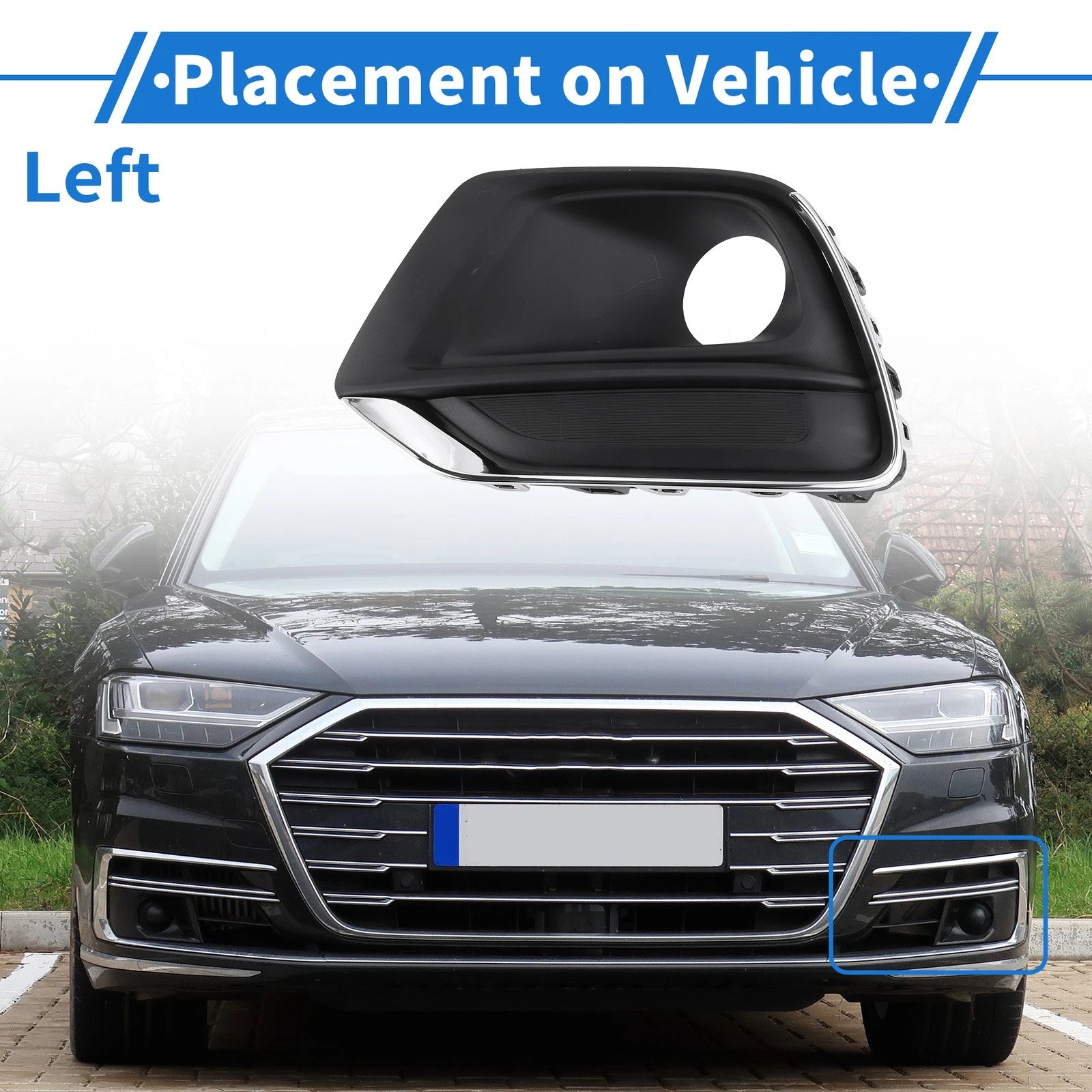Front Left Fog Light Grill Replacement for Chevrolet Trax (2017–2020)