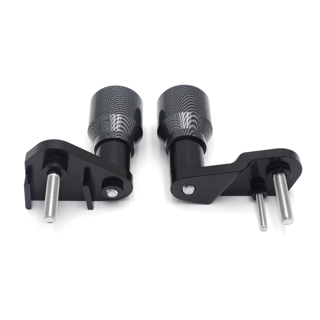 No Cut Carbon Frame Slider Crash Protector for Suzuki GSX-R 1000 (2017–2024)