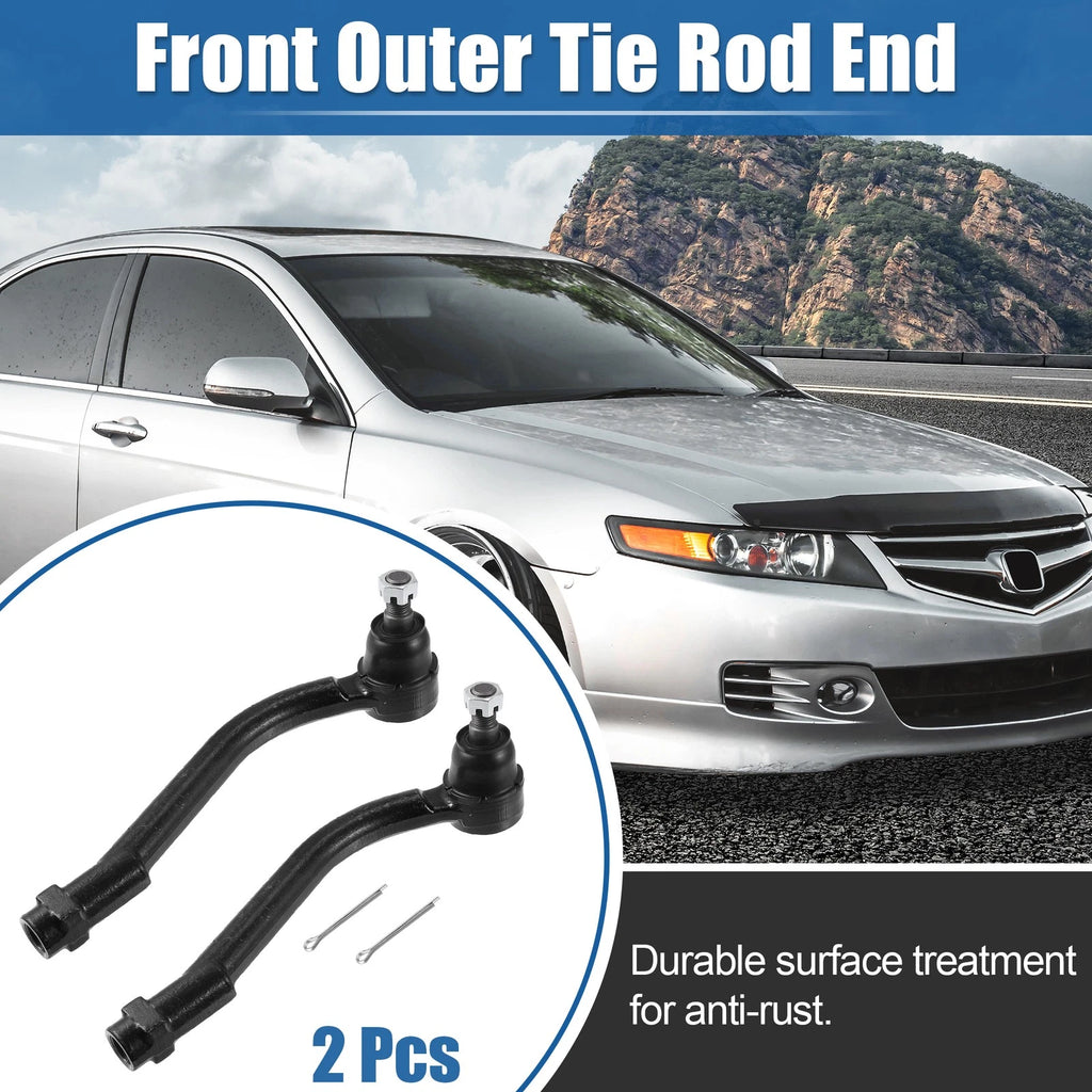 2pc Front Outer Tie Rod End Links Replacement for Hyundai Kia (2005–2020)