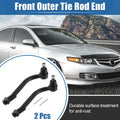2pc Front Outer Tie Rod End Links Replacement for Hyundai Kia (2005–2020)