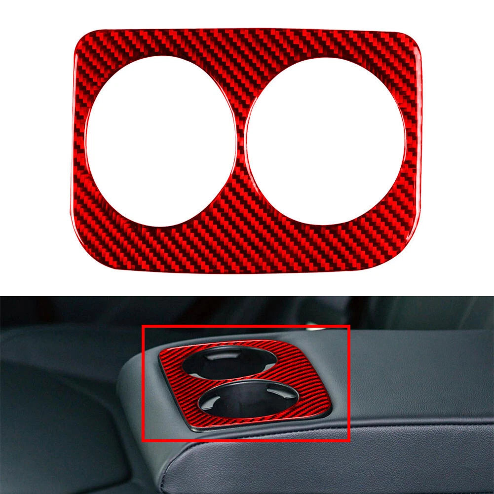 Rear Water Cup Holder Panel Cover Trim for Subaru WRX STI (2015–2021)