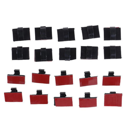 10pcs Wire Tie Cable Clamp Clip for Dash Cam Cable Management