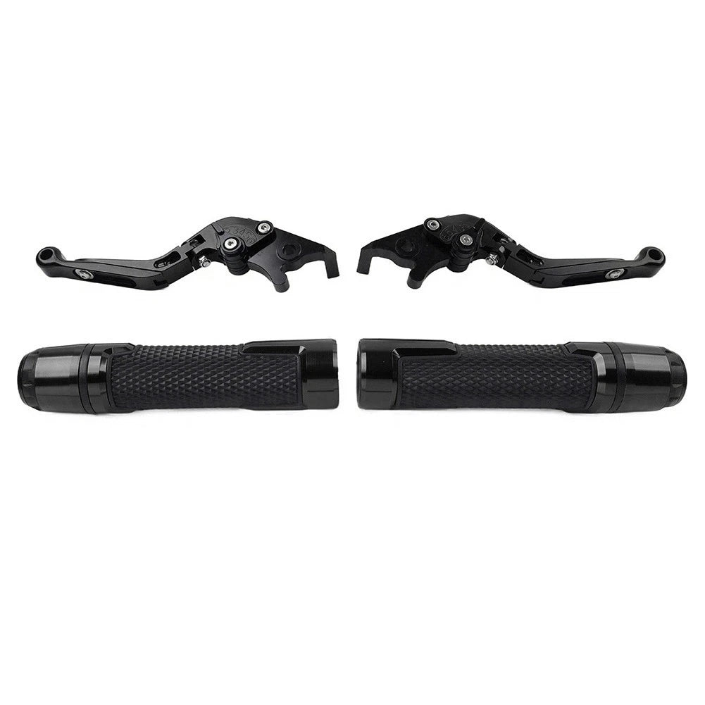 Folding Extendable Brake Clutch Lever Kit for Yamaha YZF R6 (2005–2016) Black