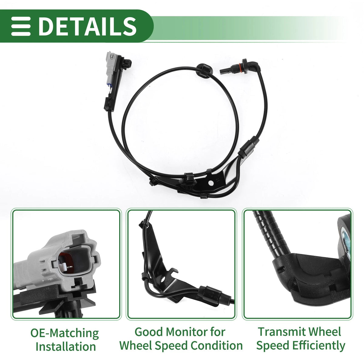 ABS Wheel Speed Sensor No. 895450K240 for Toyota Hilux Vigo (2005–2015)