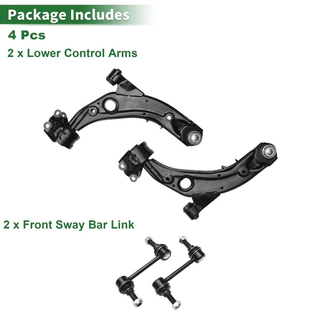 Set of 4 Front Stabilizer Bar Links for Ford Edge (2007–2014)