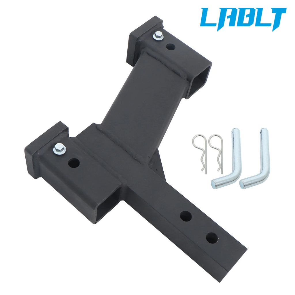Dual Hitch Extender for LABLT 2 In Receiver (2 & 10 In Rise/Drop)