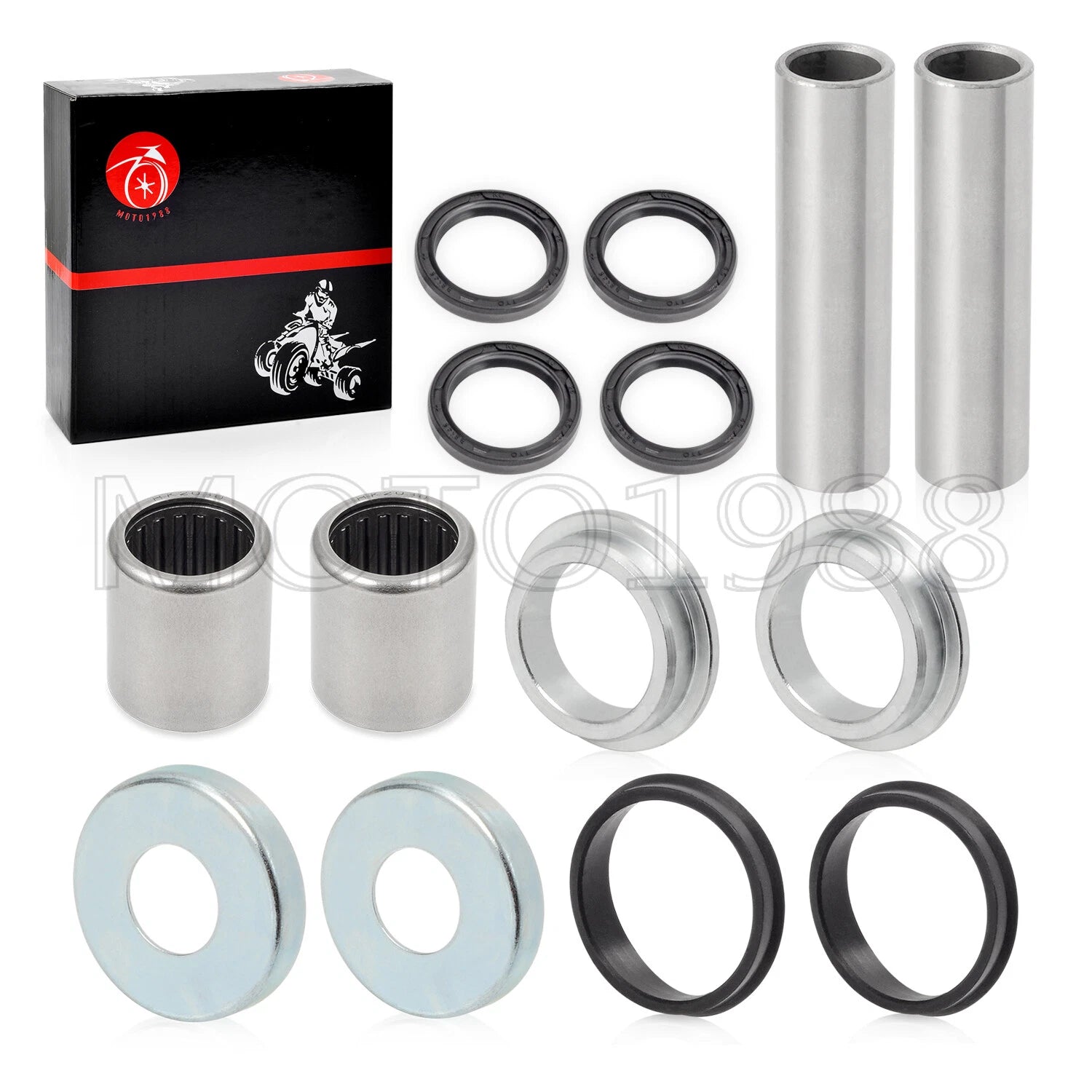 Swingarm Seals Bearing Bushing Rebuild Kit for Honda Sportrax 450 TRX450R (2004–2014)